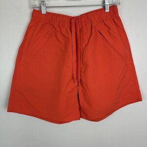 Adsum Camp Hero‎ Shorts Small Bright Orange 90% Nylon / 10% Spandex Swim Outdoor